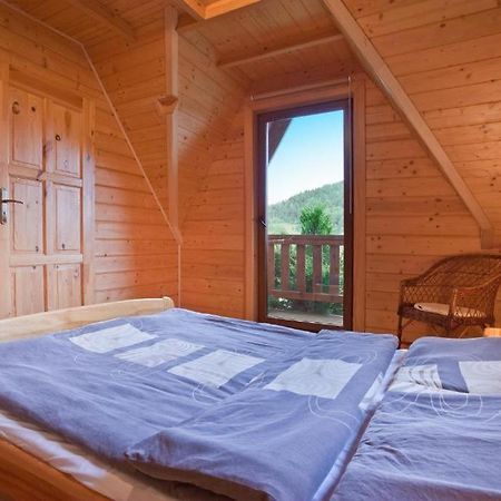 Domek W Krynicy Z Sauna クリニツァ・ズドルイ エクステリア 写真
